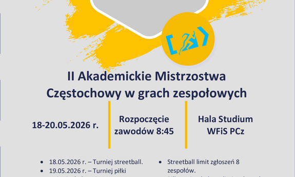 II Akademickie Mistrzostwa Częstochowy w grach zespołowych